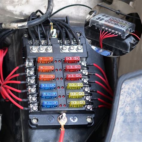 battery distribution fuse box|automotive battery box with fuse.